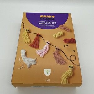 Mondo Llama Create-your-own- Ghost Garland Kit Craft Kit From Target DIY